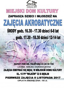 plakat akrobatyka